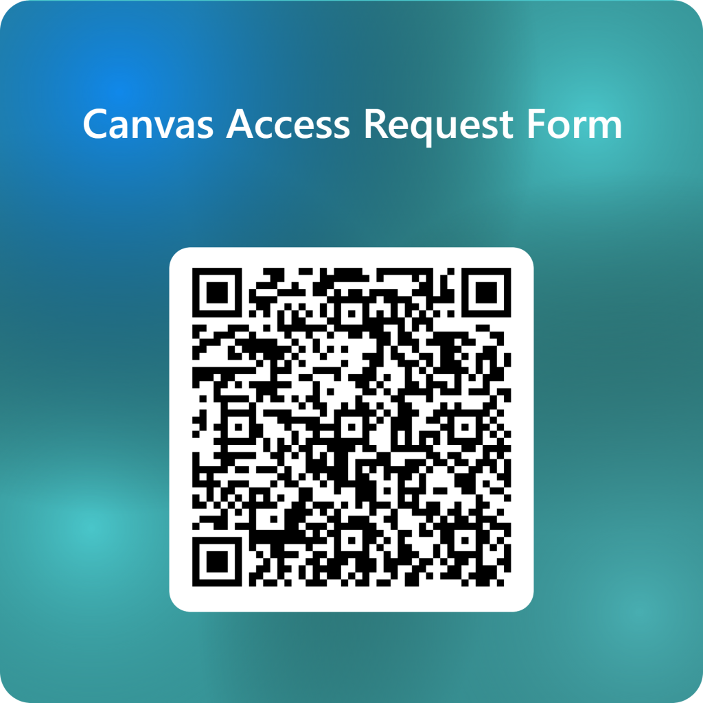 QRCode for Canvas Access Request Form